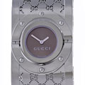 Gucci Women's Brown Dial Cuff Bracelet Watch