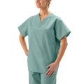 Unisex Reversible Misty Green Scrub Top