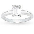 18k White Gold 1-1/5ct TDW GIA Certified Diamond Ring (E, VS1)