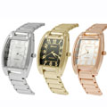 Geneva Platinum Men's Elegant Bracelet Watch
