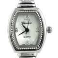 Geneva Platinum Silver Link Fashion Watch