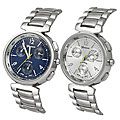 Geneva Platinum Men's Chronograph Look Watch