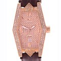 Aqua Master Rose Goldtone Diamond Watch