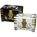 Handmade Daisy Mirrored Jewelry Box (China)