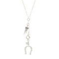 Sterling Silver Good Luck Charm Necklace