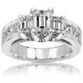 14k Gold 2ct TDW Emerald Cut Diamond Engagement Ring (H-I, SI1-SI2)