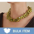 Green Cultured Freshwater Pearl 3-strand Choker (Case of 3)