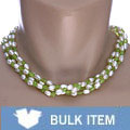 Freshwater Pearl Peridot Necklace (Case of 3)