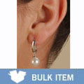 14k White Gold Cultured Akoya Leverback Earrings (Case of 3)