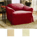 Sure Fit Normandy Damask T-cushion Chair Slipcover
