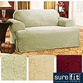 Sure Fit Normandy Damask T-cushion Sofa Slipcover