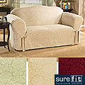 Sure Fit Normandy Damask Washable Sofa Slipcover