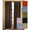 Microsuede Tab Top Curtain Panel (50 in. x 84 in.)