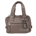 Chloe Canvas and Leather Satchel Handbag