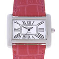 Genevex by Croton Women's Pink Strap Fashion Watch