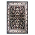 Hand-tufted Charcoal Isphaghan Wool Rug (7'9 Round)