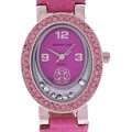 Manhattan by Croton Pink Crystal Bezel Watch