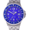 Croton Men's Blue Dial Stainless Steel Sport Watch