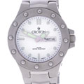Croton Ivory Dial Stainless Steel Sport Watch