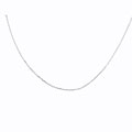 14k White Gold Rolo Necklace (18 in.)