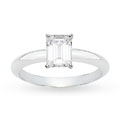 18k White Gold 1ct TDW GIA Certified Diamond Solitaire Ring (G, VVS2)
