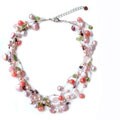 Pearl and Rose Quartz Sea Treasure Necklace (Thailand)