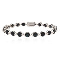 Sterling Silver 6mm Sapphire Bracelet