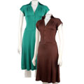 BCBG Max Azria Short Sleeve Jersey Knit Dress