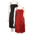 BCBG Max Azria Rouched Spaghetti Strap Dress