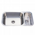 Elongated Stainless Steel Undermount Dual Kitchen Sink