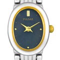 Pulsar Women's Blue Dial Two-tone Fashion Watch