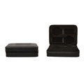 Black Snakeskin Pattern 4-slot Watch Box