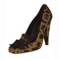 Yves Saint Laurent Leopard Print Calfhair Pumps