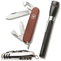 Swiss Army Recruit with MagLite