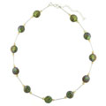 Sterling Silver and Freshwater Coin Pearl Necklace