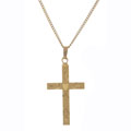 Goldfill Engraved Gross Pendant with 18-inch Chain