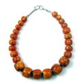 Handmade Audacious Amber Necklace (India)
