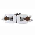 Prada White Plastic Chain Belt
