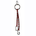Dolce & Gabbana Red Leather Crystal 'DG' Keyring