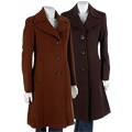 DKNY V-Back Wool Coat