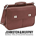 Johnston & Murphy Dowel Computer Briefcase
