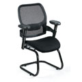 Boss Black Mesh Back Guest Chair