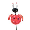 Ladybug Spinner Garden Stake