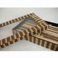 Handmade Natural Lidi Placemats - Set of 6 (Indonesia)