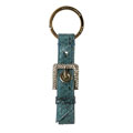 Dolce & Gabanna Turquoise Snakeskin Charm Keyring