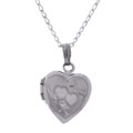 Sterling Silver Children's Heart Locket with Chain