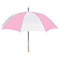 RainWorthy 48-inch Pink/White Umbrella (Case of 24)