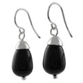 Sterling Silver Black Onyx Bell Shape Earrings