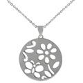 Sterling Silver Butterfly Coin Necklace