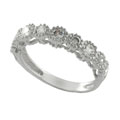 Sterling Silver Clear CZ Fashion Ring